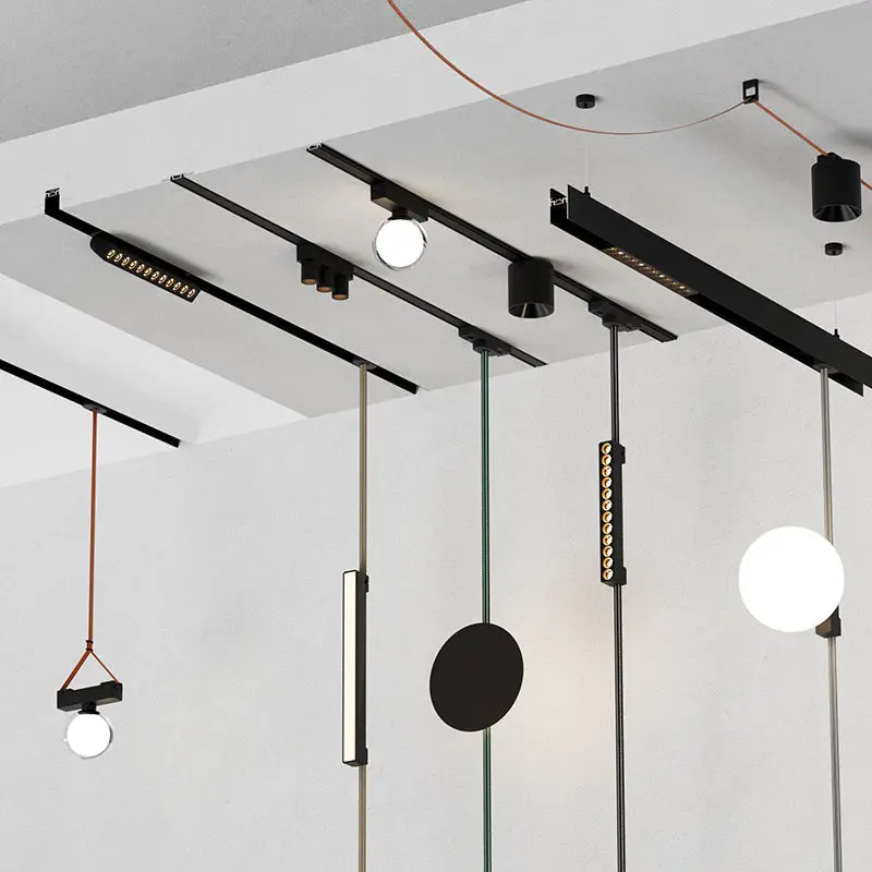 Cable Storage Box Factory Price Flexible Magnetic Spot Light Track Light System Led Smart Magnet Rail Light