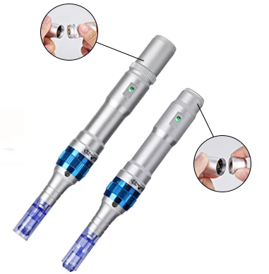 Hot selling automatic wireless derma pen microneedle dr.pen a6 with 2 rechargeable batteries