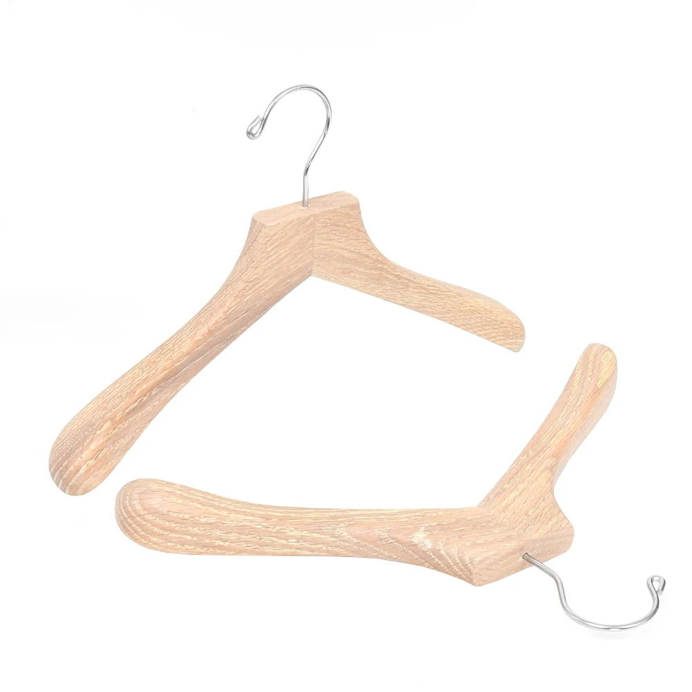 Hangers Manufacturer Customized Oak Women Wood Clothes Coat Hanger Rack Designs Personalized Hanger