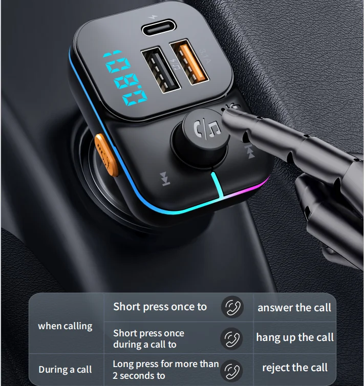 Factory directly bluetooth car fm transmitter mp3 player bluetooth for car amplifier mp3 player