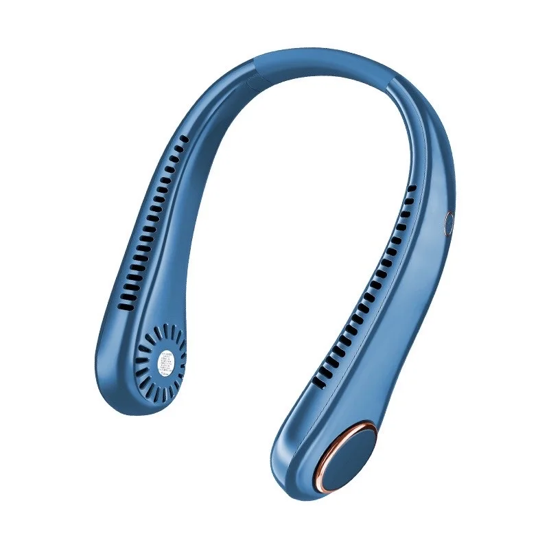 Портативный Usb-вентилятор для шеи, перезаряжаемый спортивный мини-вентилятор охлаждения в белой коробке, зеленое количество