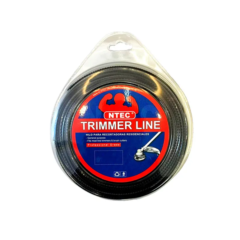 3.5mm 4.0mm Sawtooth Nylon Trimmer Line Thread For Cutting grass 1lb Blister