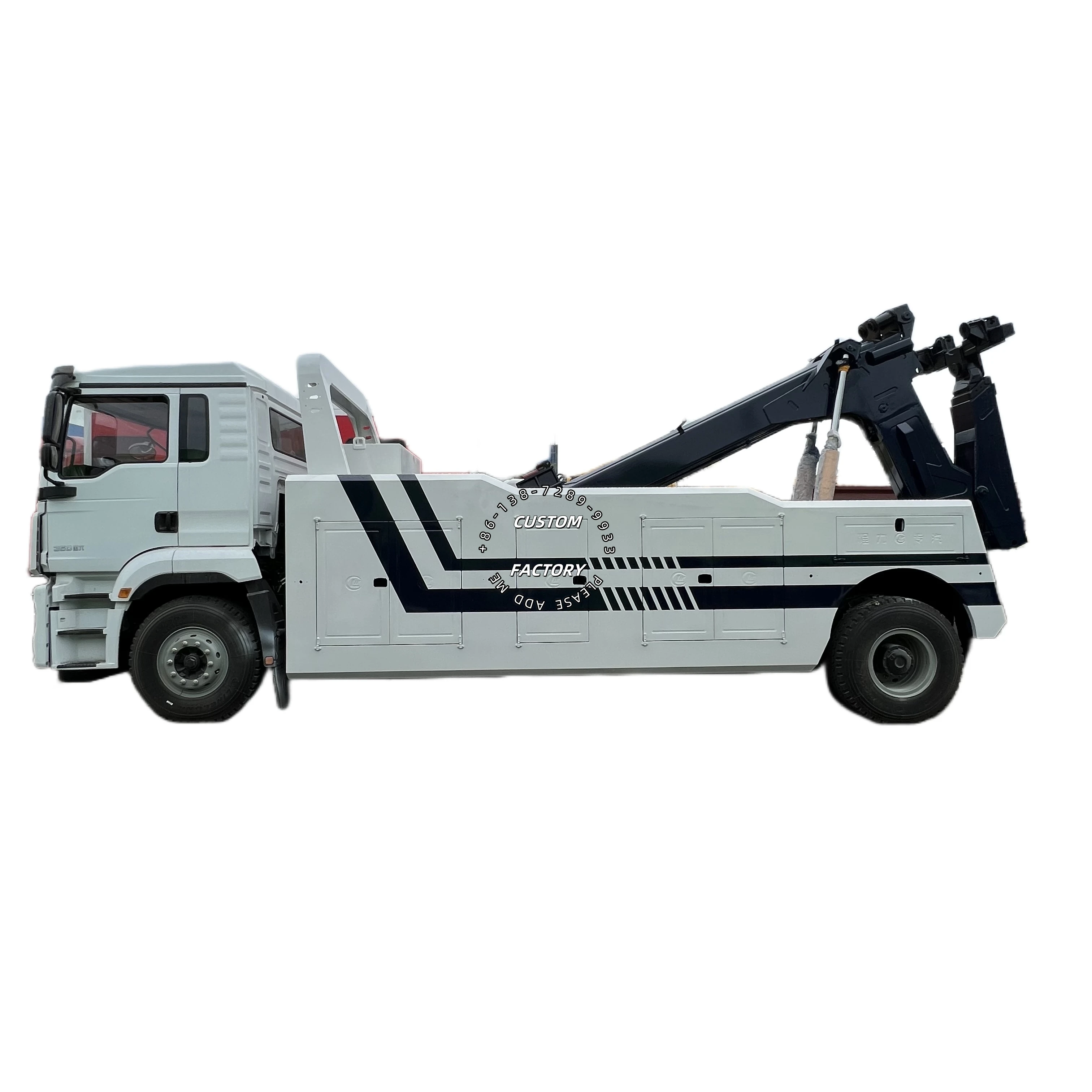 Shacman CKD SKD 13 tons 16 tons 20 tons underlift wheel lift tow truck wrecker for Volvo Stania isuzu