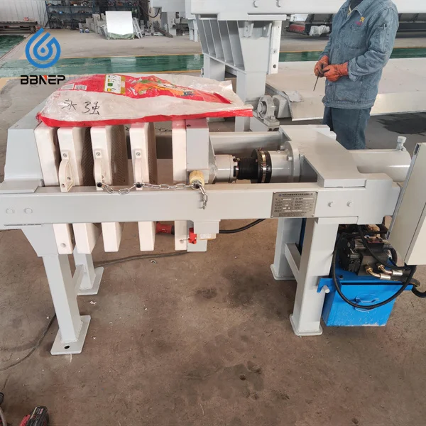 Sales of automatic high-pressure hydraulic one-time automatic pull filter press plate and frame filter press