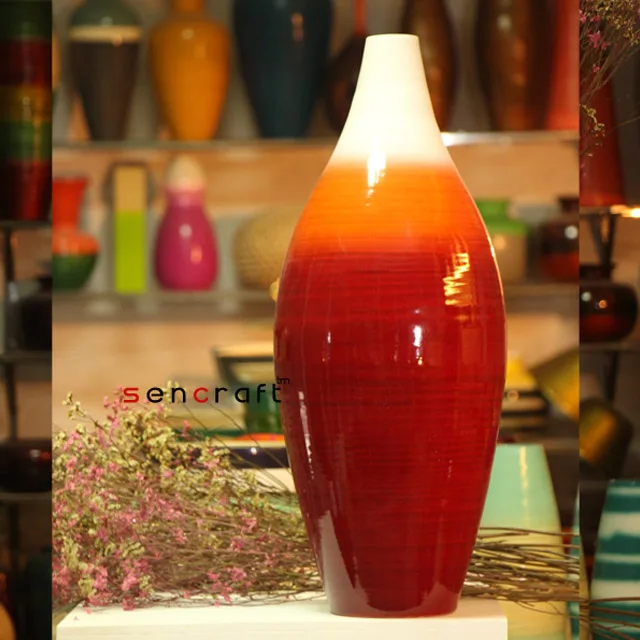 Handicraft Vietnam Bamboo flower vases decoration handmade flower vase floor vases decorative
