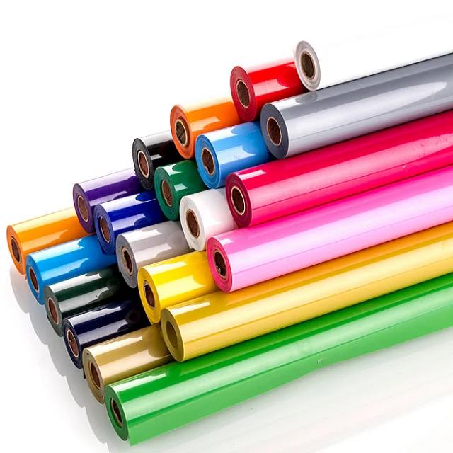 Бесплатный образец оптовая продажа рулоны htv текстильная ткань ПВХ теплопередающая виниловая пленка для футболок