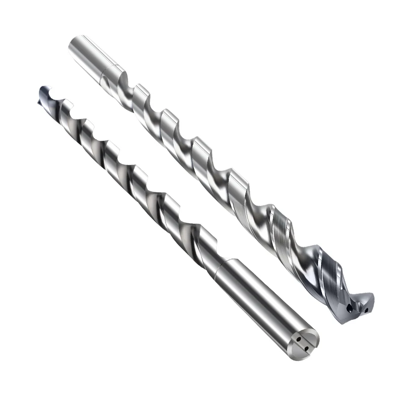 Customization Tungsten Carbide  16D Internal Cooling Twist Drill Bits for Carbon Steel Cast Iron