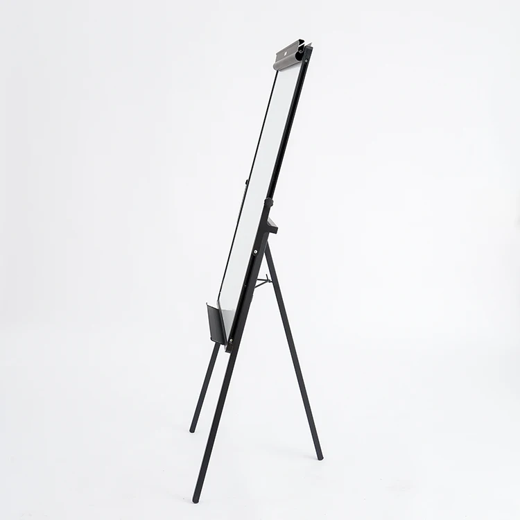 
Standard size home office classroom foldable stand whiteboard flip chart white dry erase board easel 