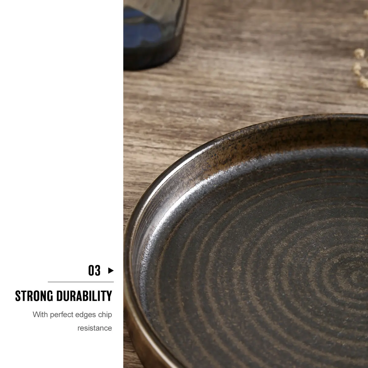 Factory direct wholesale hotel matte black nordic porcelain dinner plate,ceramic dinnerware restaurant plates