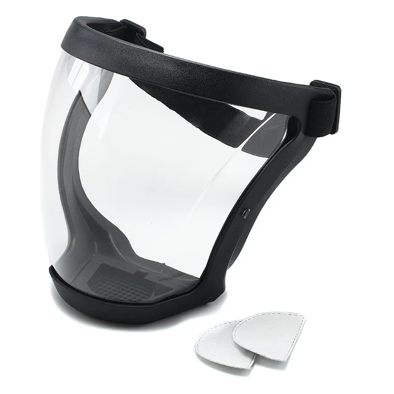 Cheap Price All-In-One High-Definition Protective Isolation Anti-Fog Transparent Full Face Pc Cycling Sports Shield