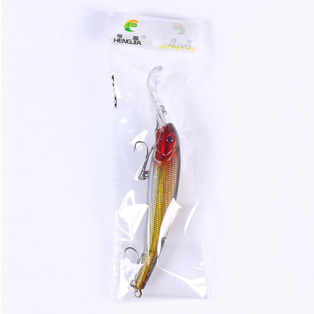 16.5cm/27.9g Deep Depth Trolling Minnow Hard Plastic Fishing Bait Lure
