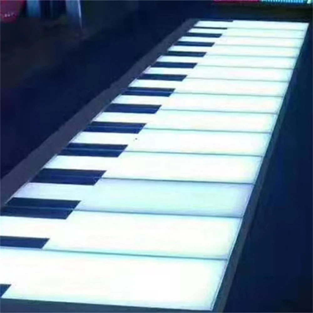 Biumart Brick Lights LED Piano Interactive Sensor Sounding Floor Light for Outdoor Interactive Event