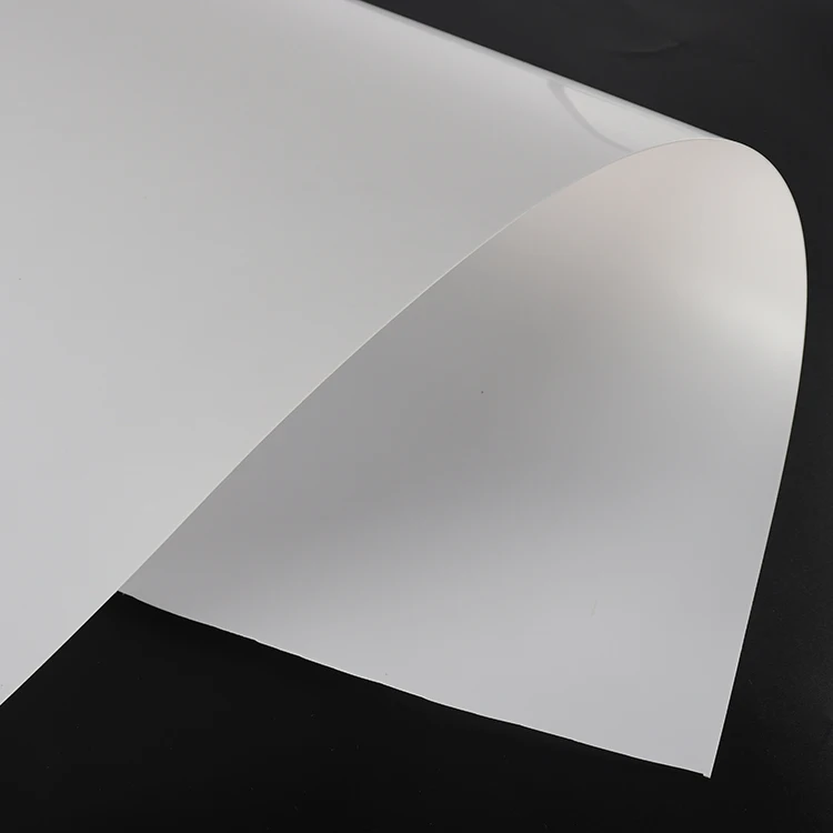 high quality durable  plastic sheet packaging white color pe film sheet in roll with custom size