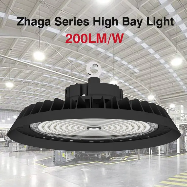 Energy Saving High Bay Light 200LM/W Factory Industrial Lighting Warehouse Workshop High Efficacy Highbay Lamps 5 Years Warranty