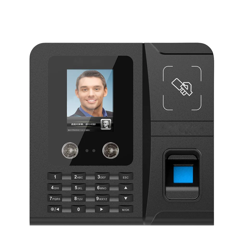 Face50 Face Recognition Time Attendance Biometric fingerprint Scanner Swipe Card Employee Attendance Machine Price