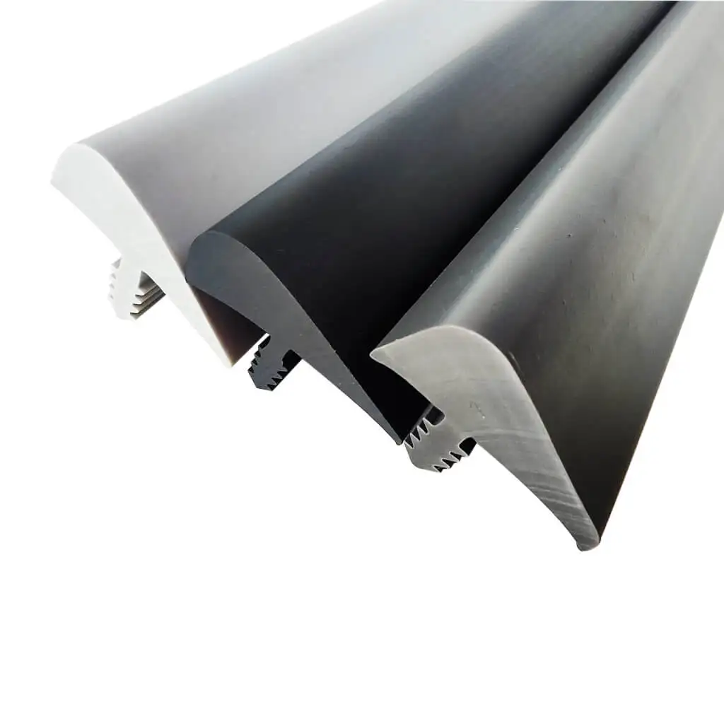 Ruizhan White&Black&gray Customized Plastic T moulding edge banding strip/trim for furniture