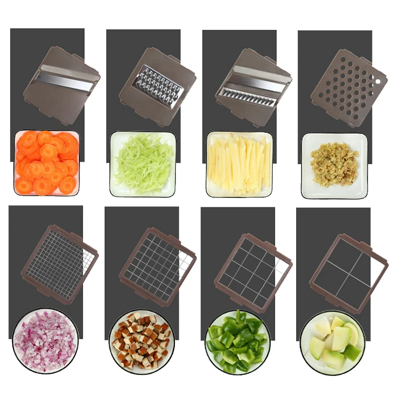 Kitchen appliance easy cleaning with non-slip foot minimize tears nice dicer vegetable chopper slicer