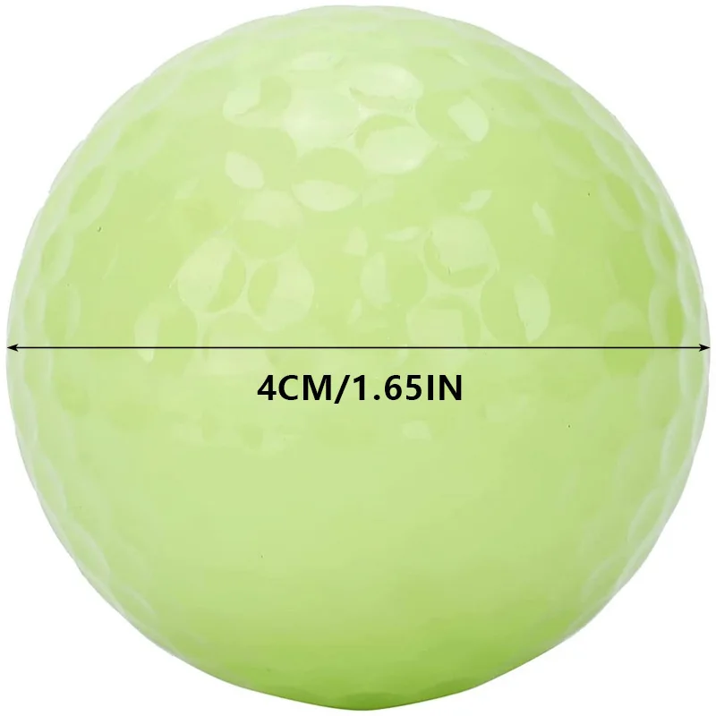 High Quality Cheap Price Night Practice Glow In The Dark Automatic light Absorbing Luminous Golf Fluorescent Ball