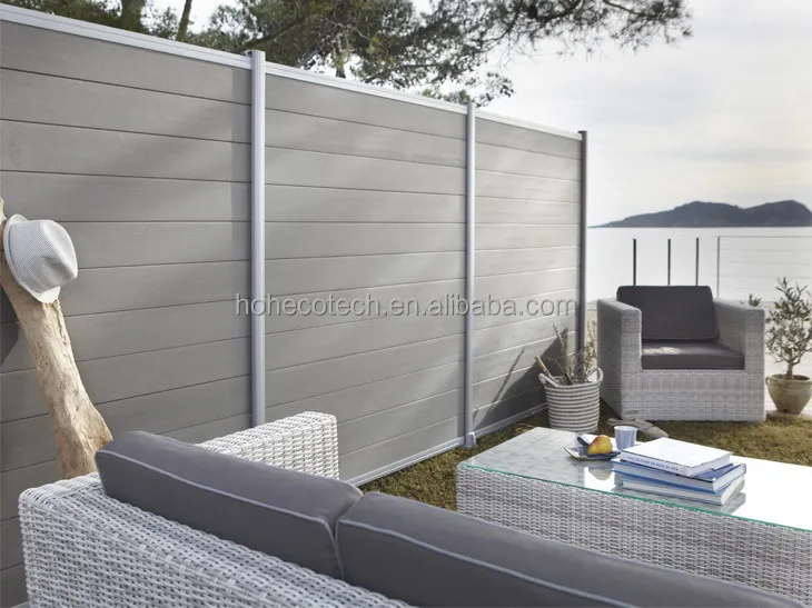 WPC outdoor Wood Plastic Garden Fence