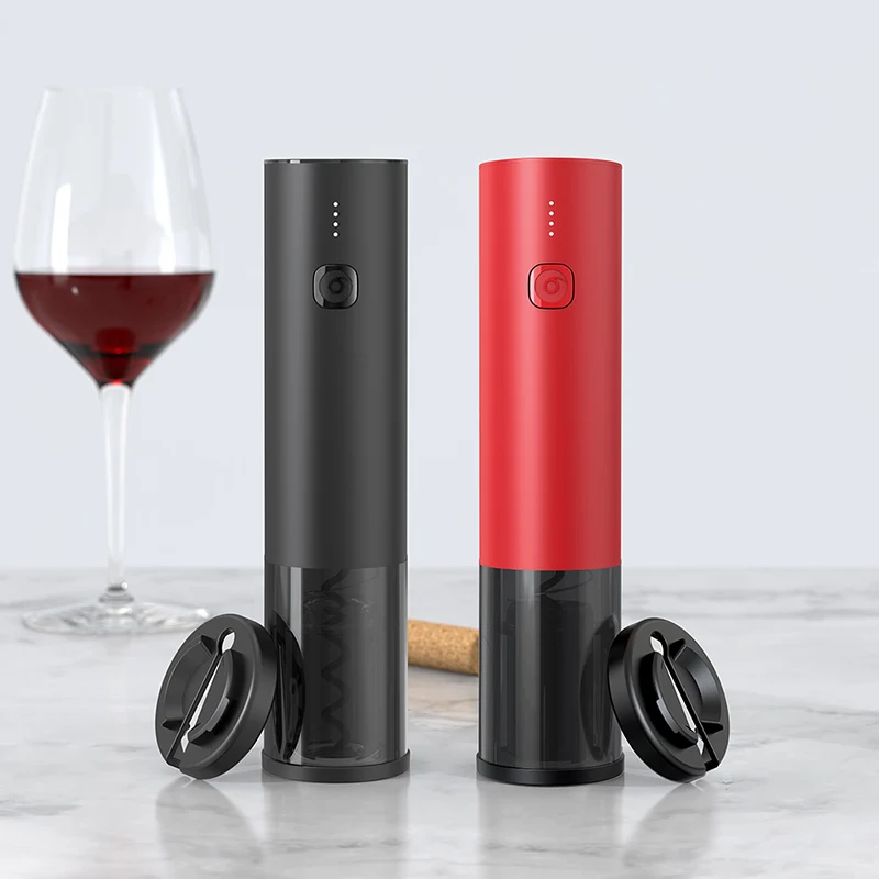 Lithium Electric Wine Opener One-button Rechargeable Electric Corkscrew Wine Opener Gift Box Packing