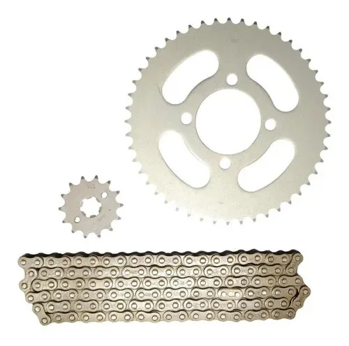 428-122 48D/14D Motorcycle Sprocket Chain Kits for BIZ 100 Transmission Kits 1045 Steel