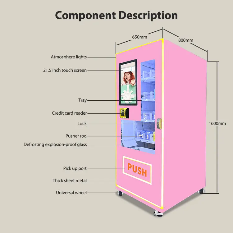 Good Selling CE Marking Miniature Vending Machine boxed toys vending machine small vending machine for small business commercial