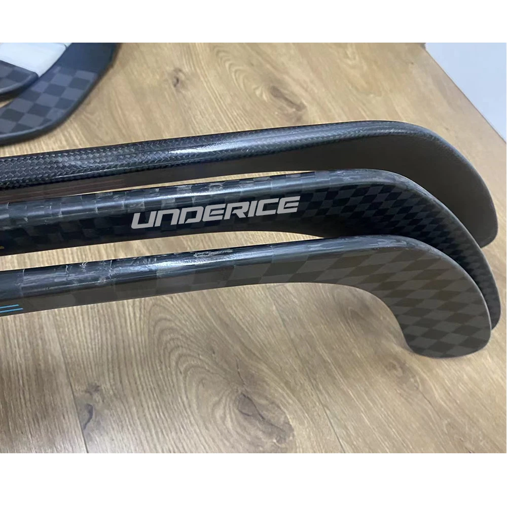 Underice Wholesale Oem Carbon Fibre Top Quality Hockey Stick 325G Super Light Adult Kid Mini Goalie Bulk Hockey Sticks