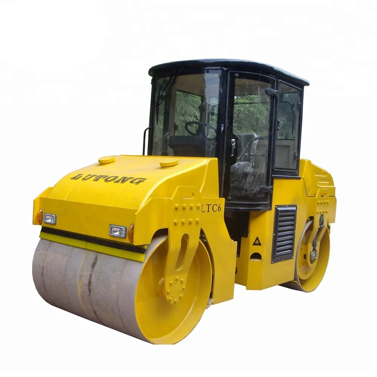 Economical brand new machine 6 Ton Double Drum Road Roller LTC6 with High Efficiency for Sale
