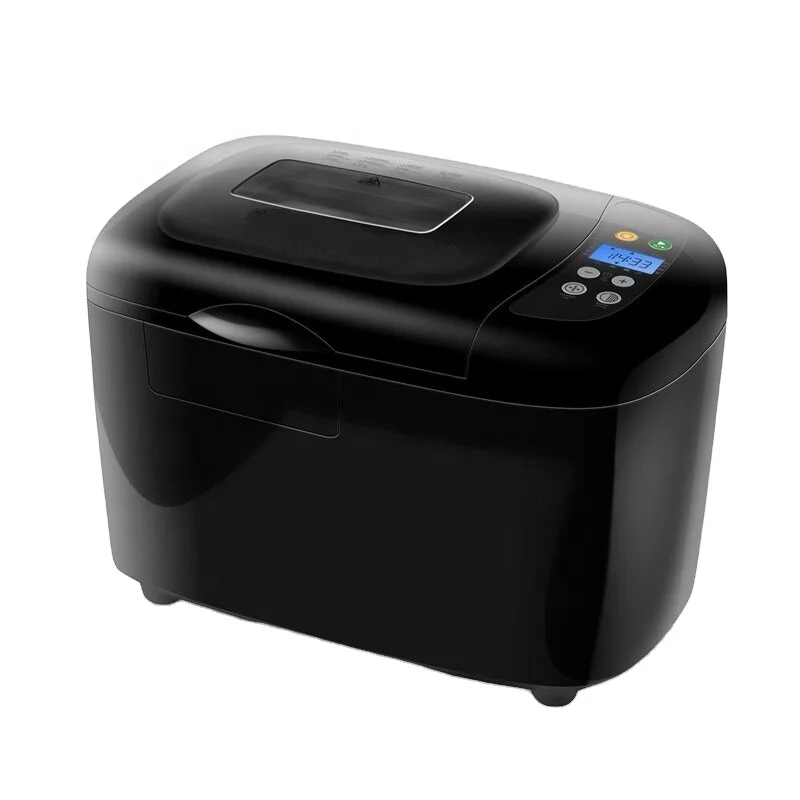 Электрическая хлебопечка с 2 крючками, большая емкость 3 фунта, 12 автоматических программных меню, 850 Вт