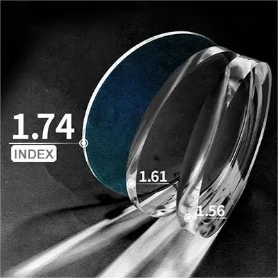 Blue Cut Optical Lens Price Optical glasses eyeglass Lens 1.74 UV420 Ophthalmic Eyeglasses Lenses Single Vision cheap online