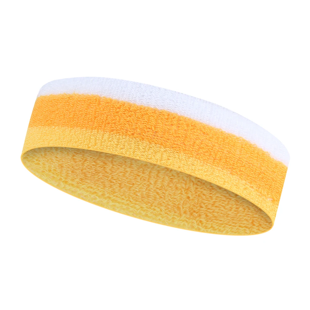 Custom strip colorful flexible elastic sweat band breathable fitness running yoga gym sport Headband