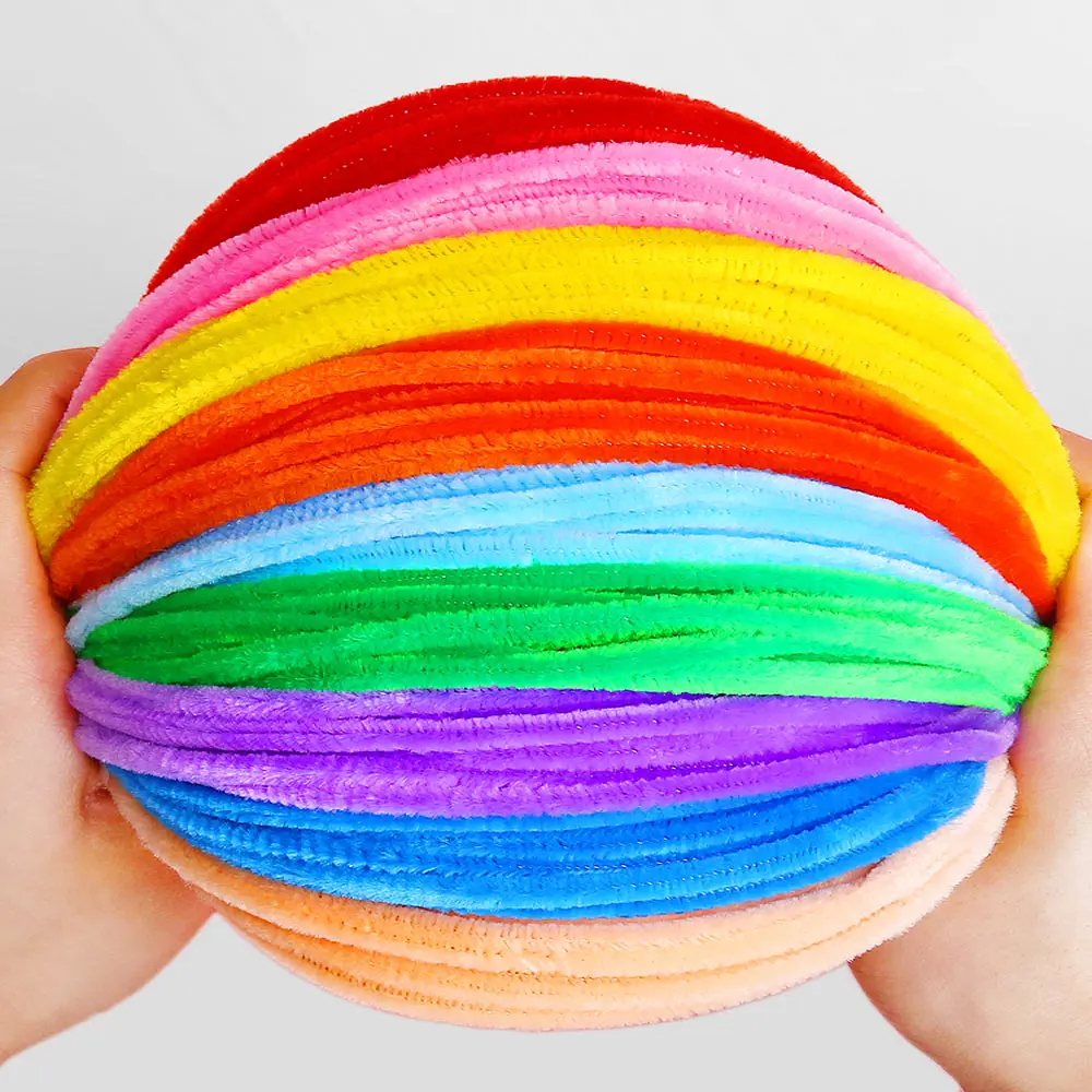 6mm X 12 Inch Colorful Chenille Stem Kids arts and crafts  Archives - Laura Bray Designs