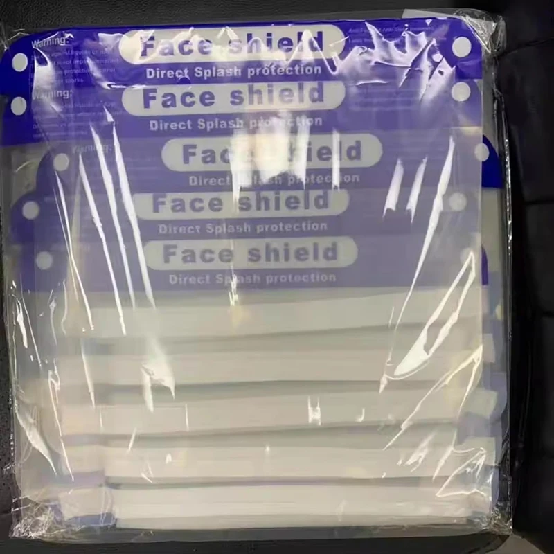 Ready Stock Work Protective Face Shield Transparent Visor Multi-function Adjustable Face Protection Anti-Splash Facial Cover
