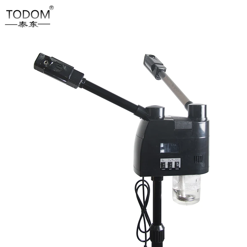 DT-368B черный цвет оптовая продажа салонный паровой аппарат нано-спрей для лица горячий и