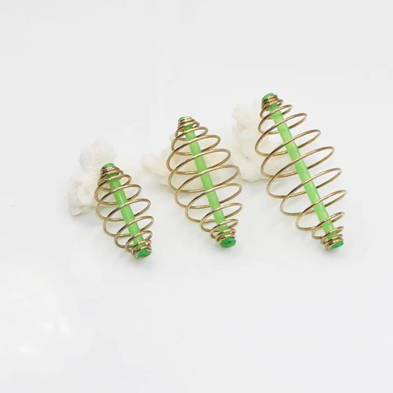 New Style Fishing Accessories Spring 3 Sizes Fishing Bait Cage Fresh & Saltwater Inline Method Feeder for Carp Fishing