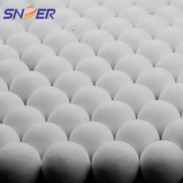 Ceramic industrial packing ball Inert Ceramic Alumina Support Media zirconia balls