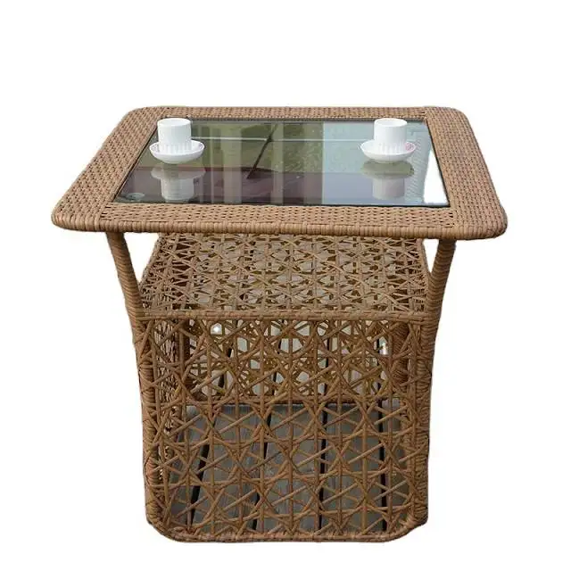 Hot-selling Aluminum Bamboo Look Garden Furniture Outdoor