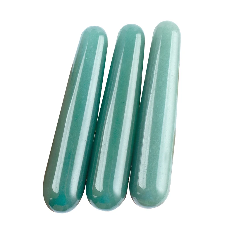 Hot Seller Green Jade Yoni wands Wholesale Pure Natural Green Aventurine Yoni Wand for Women Kegel Exercise