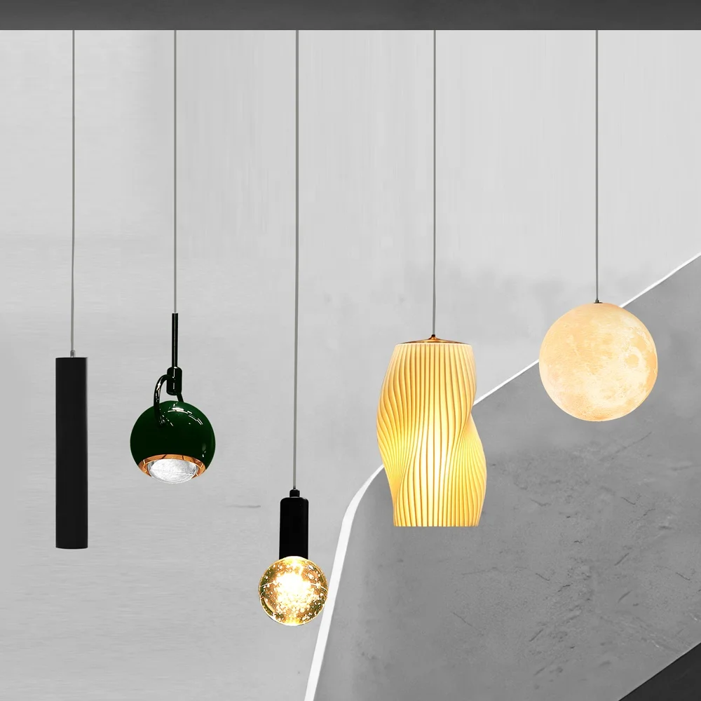 Atmospheric Dinning Room Ceiling Mount LED Track Light 48V Decorative Pendant Track Lights