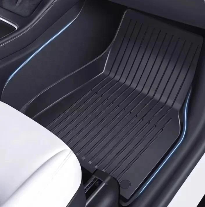 Hot Selling Fully Enclosed Carpet Mat TPE Interior Gadget Foot Pad for Tesla Model 3 3pcs for Floor Position
