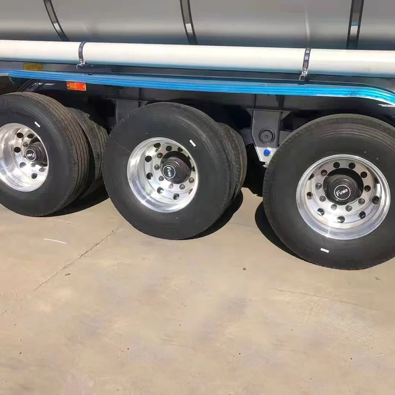 3 Axle Carbon Steel Aluminium Oil Diesel Transport Trailer