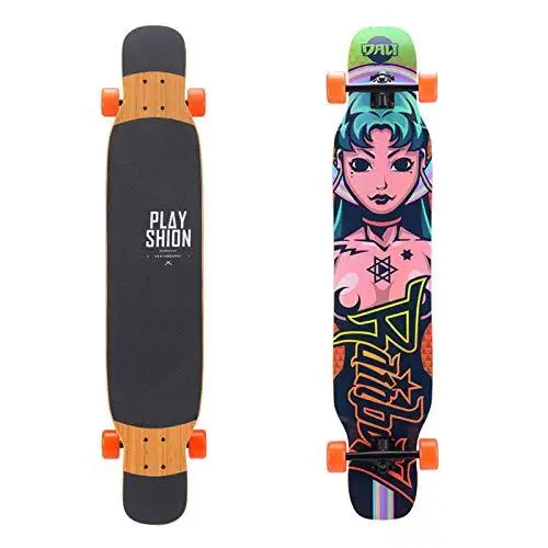 Funshion  44 Inch 46 inch Canadian/China northeast 8 ply Maple freestyle  Dancing Longboard  for girls