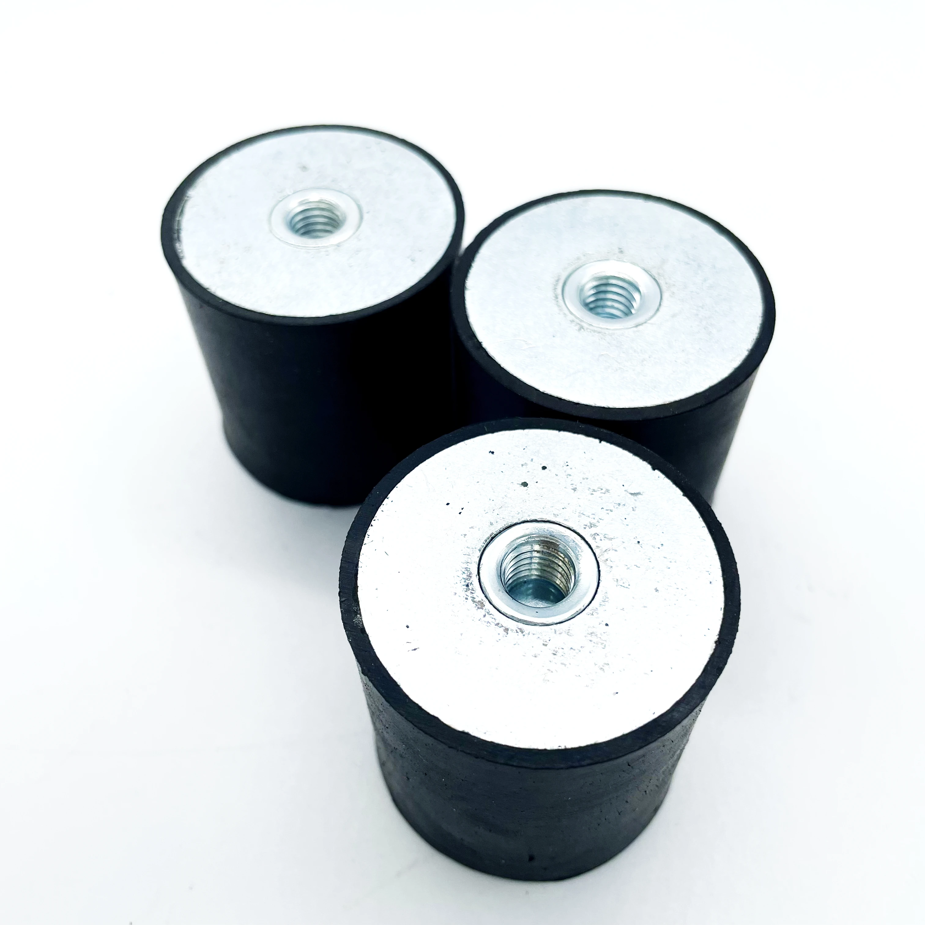 Цилиндрические Silent Blocks DD Type M8 40*40 NBR EPDM NR силиконовый Вибрационный изолятор черного цвета