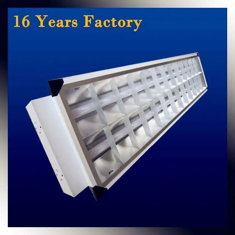 Rational Construction Floor Return Louvers T8 3 bulbs aluminum louver light fixtures