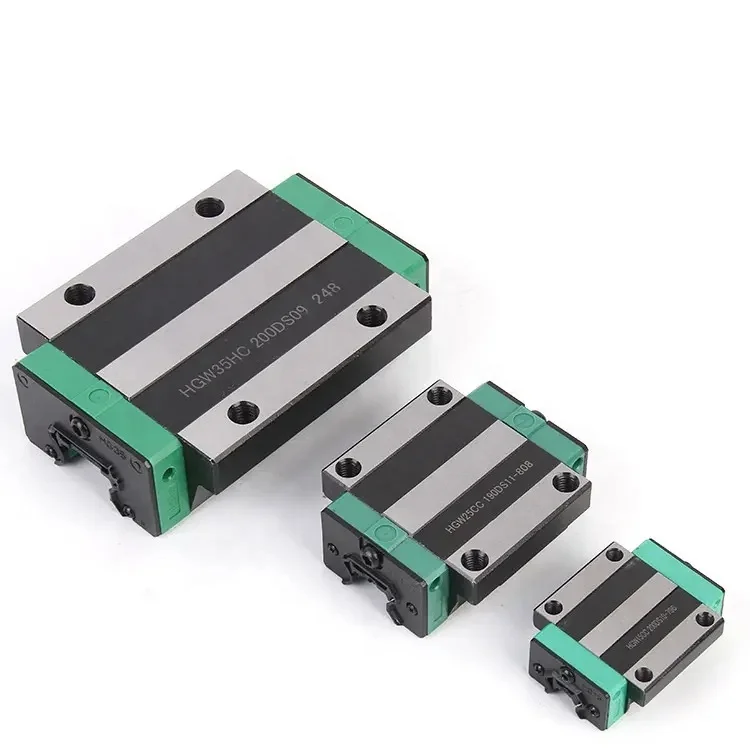 China hot sale linear guides hiwin linear guide rail 1000mm 2000mm hgw20 linear guide slider rails block bearing