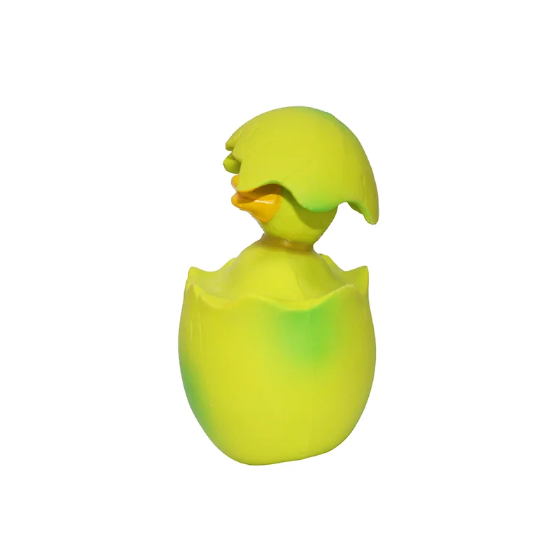 Super Cute Eggshell Chicken Latex Squeak Pet Dog Toy for Puppy
