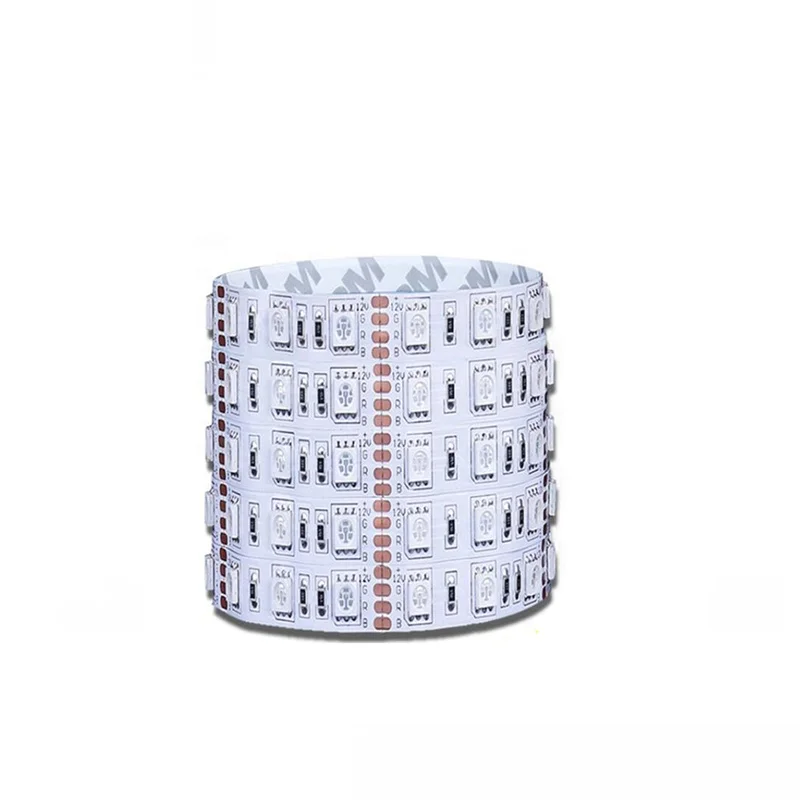 
5050 60leds 12V remote Control Option Ultra Thin Multicolor Flexible Led Strip Light RGB Led Strip 
