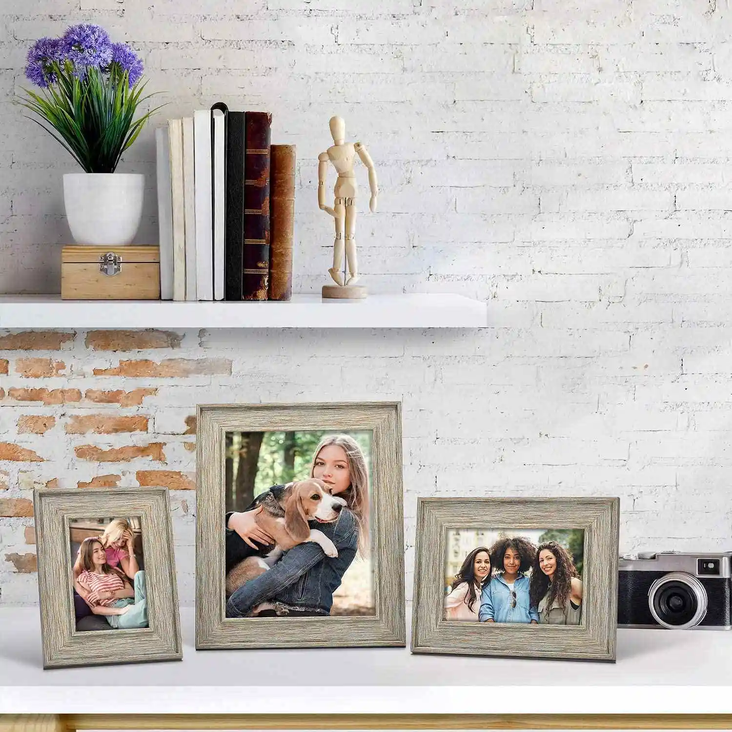  Новые продукты пластиковая формовка экологически чистые 8X10 фоторамки (набор из 3