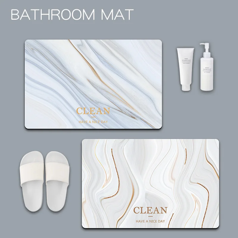Strong Water Absorbent Durable Household Bathroom Accessories Instant Dry Floor Mat Supplier
