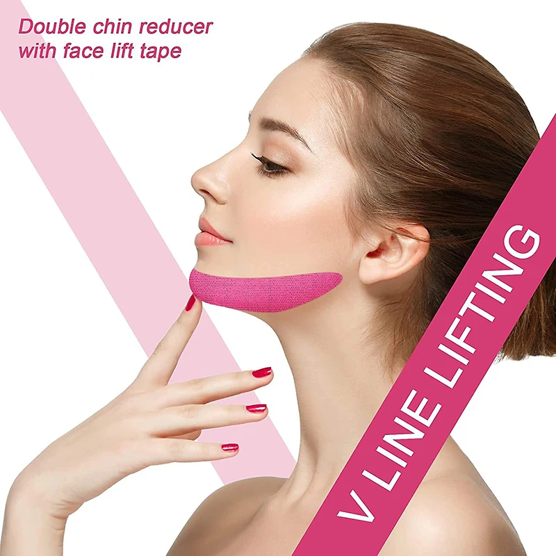 Wholesale Premium Sports Tape 2.5cm 10cm 15cm Light Pink Custom Facial Kinesiology Tape for Face with Print Logo